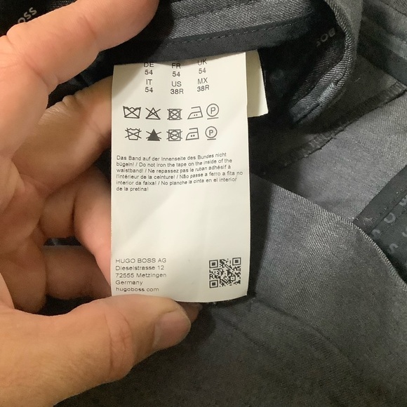 BOSS Gray Trousers Sz 38 / 28 - Picture 3 of 8